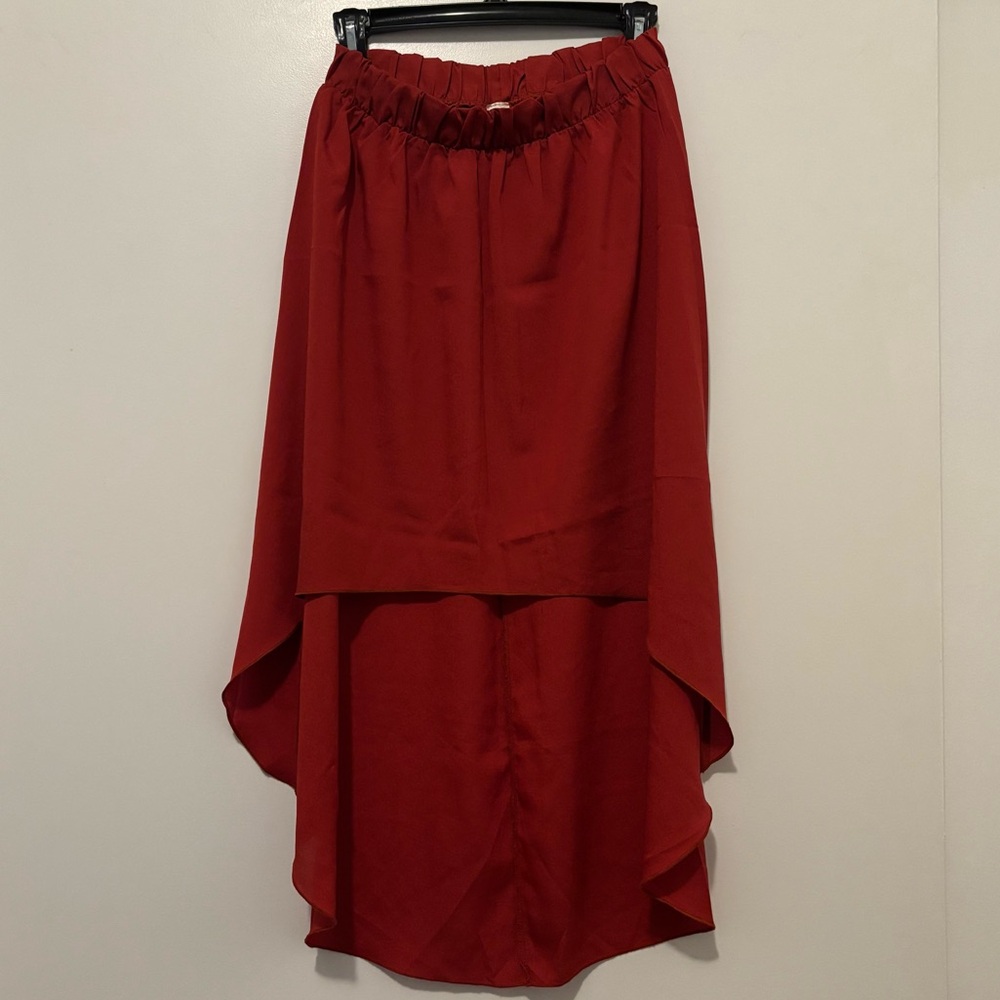 Love Republic Burnt Orange High Low Skirt Size Medium